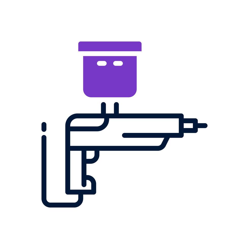 spray gun icon for your website, mobile, presentation, and logo design. vector