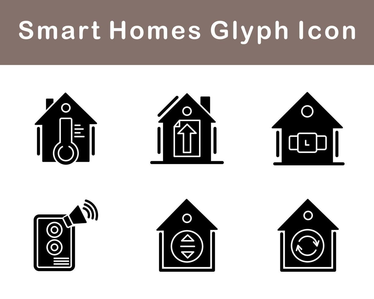 Smart Homes Vector Icon Set