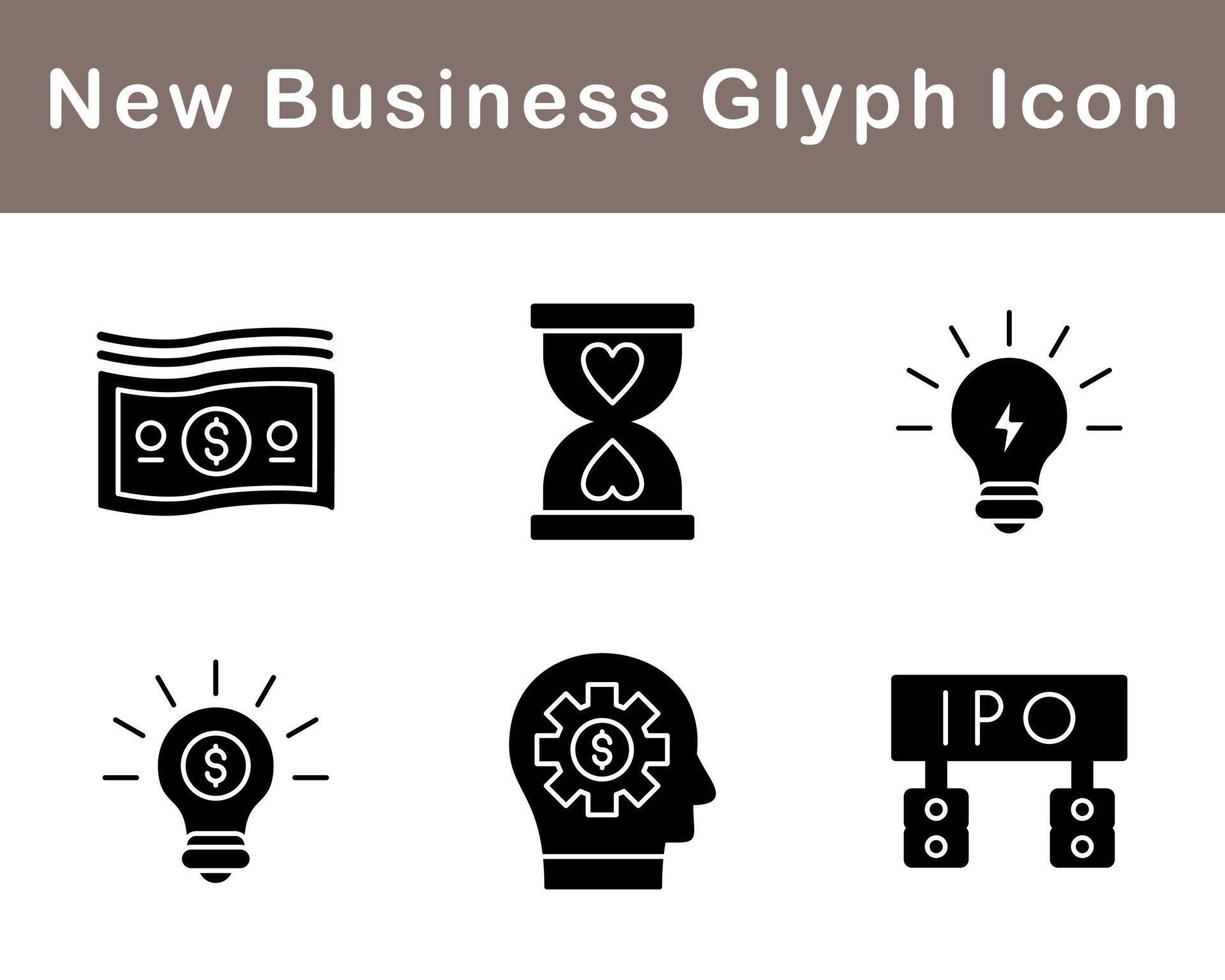 New Business Vector Icon Set