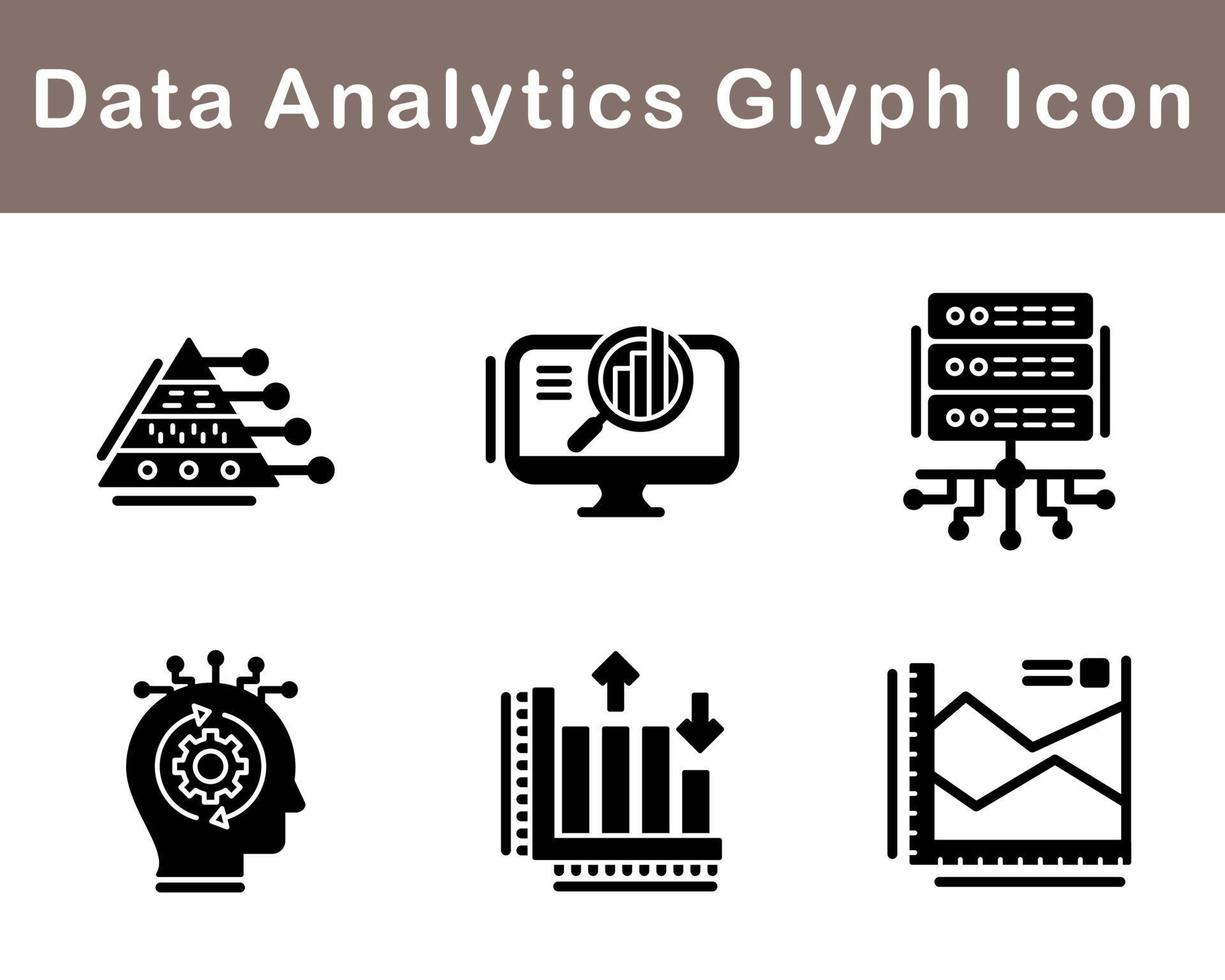 Data Analytics Vector Icon Set