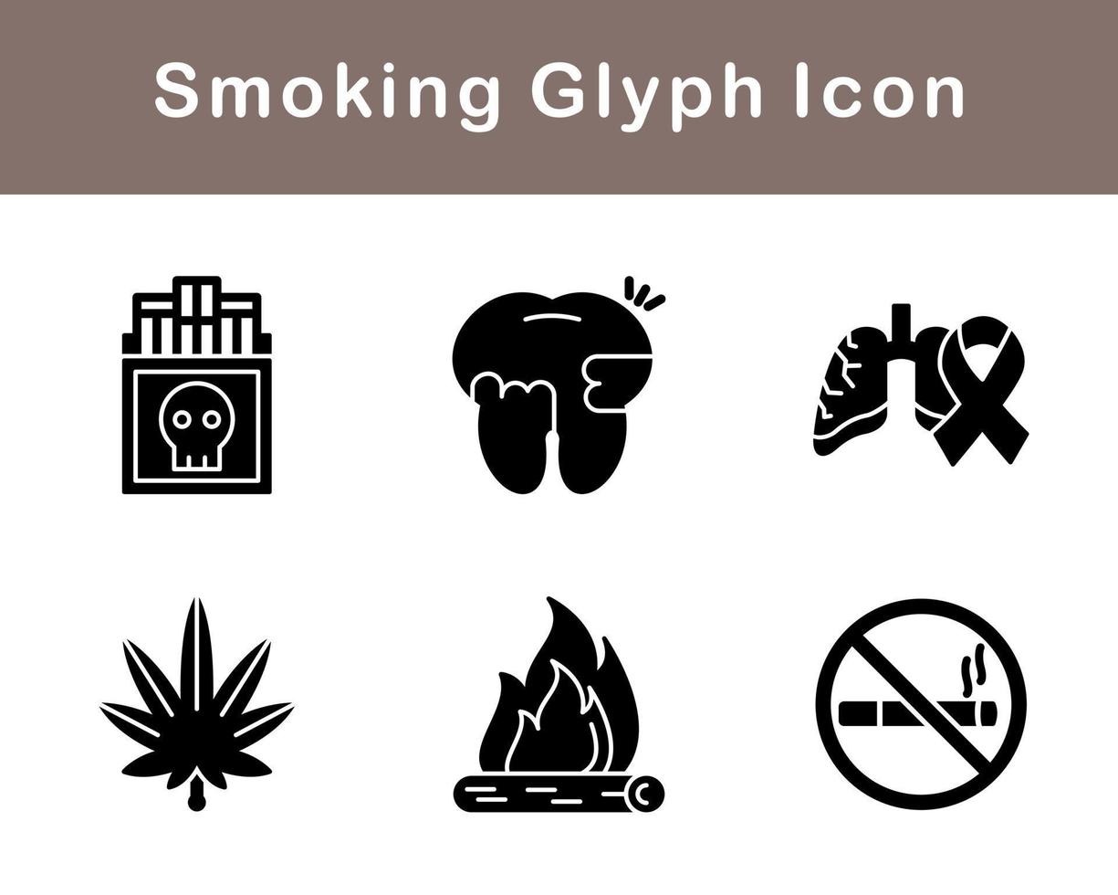 Smoking Vector Icon Set