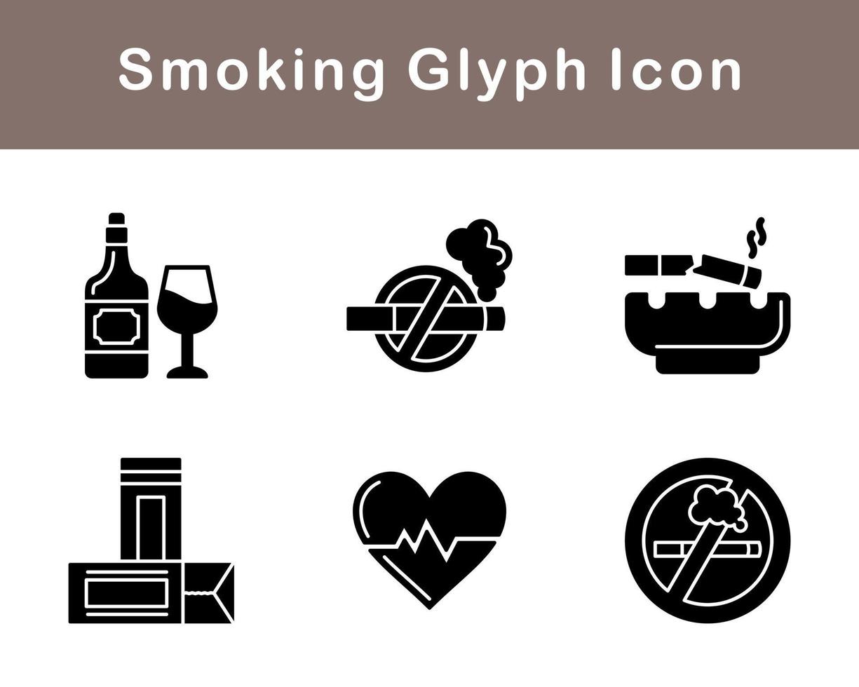 Smoking Vector Icon Set