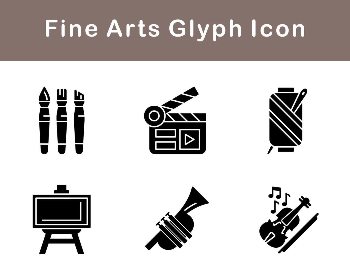 Fine Arts Vector Icon Set