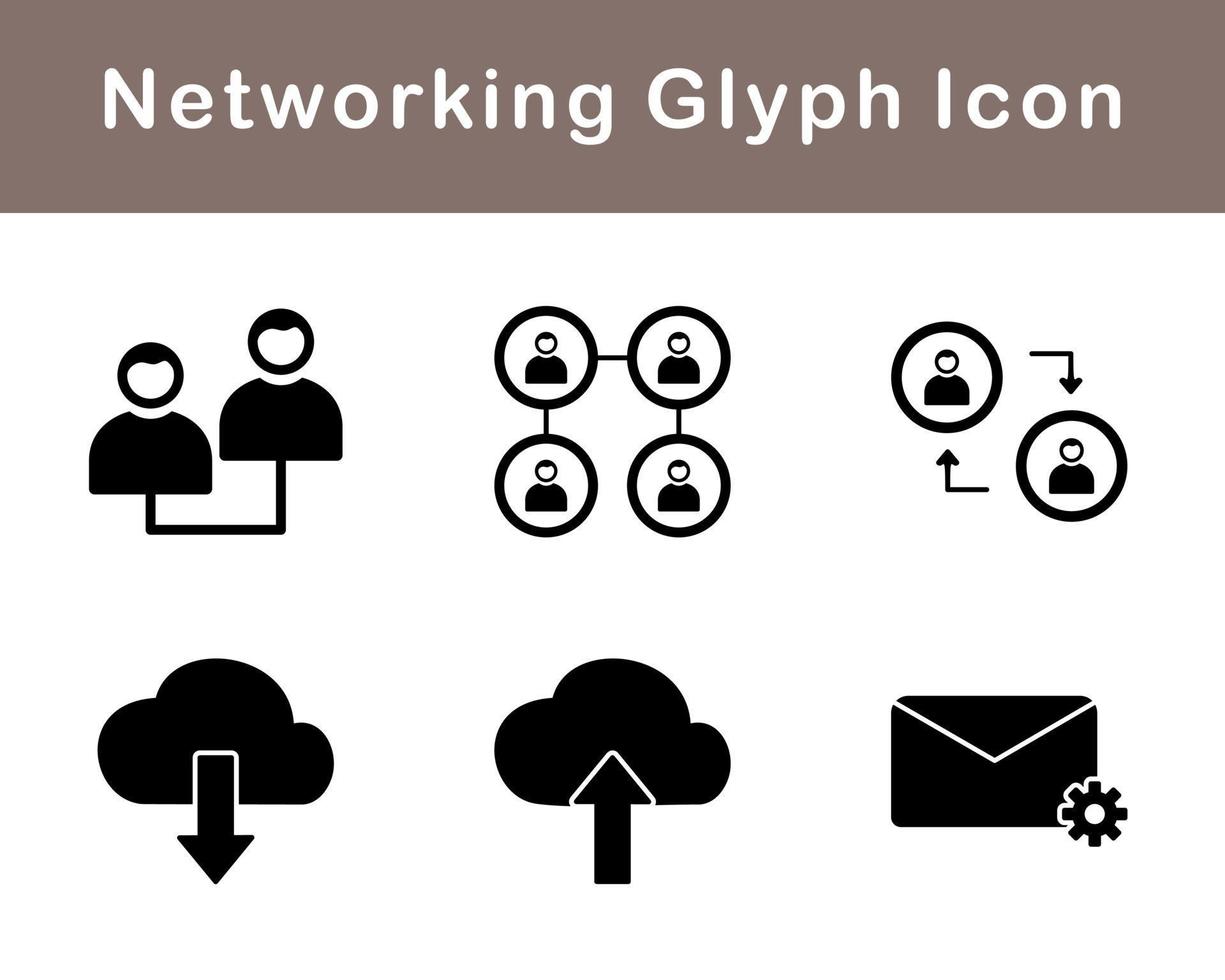 Networking Vector Icon Set