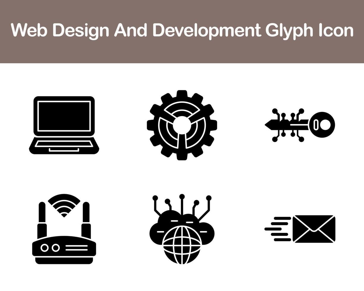 Web Design And Development Vector Icon Set