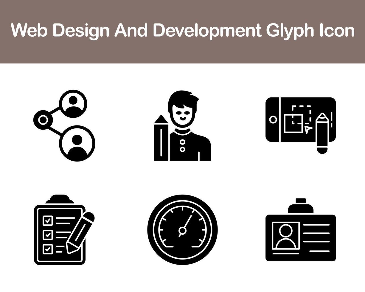 Web Design And Development Vector Icon Set