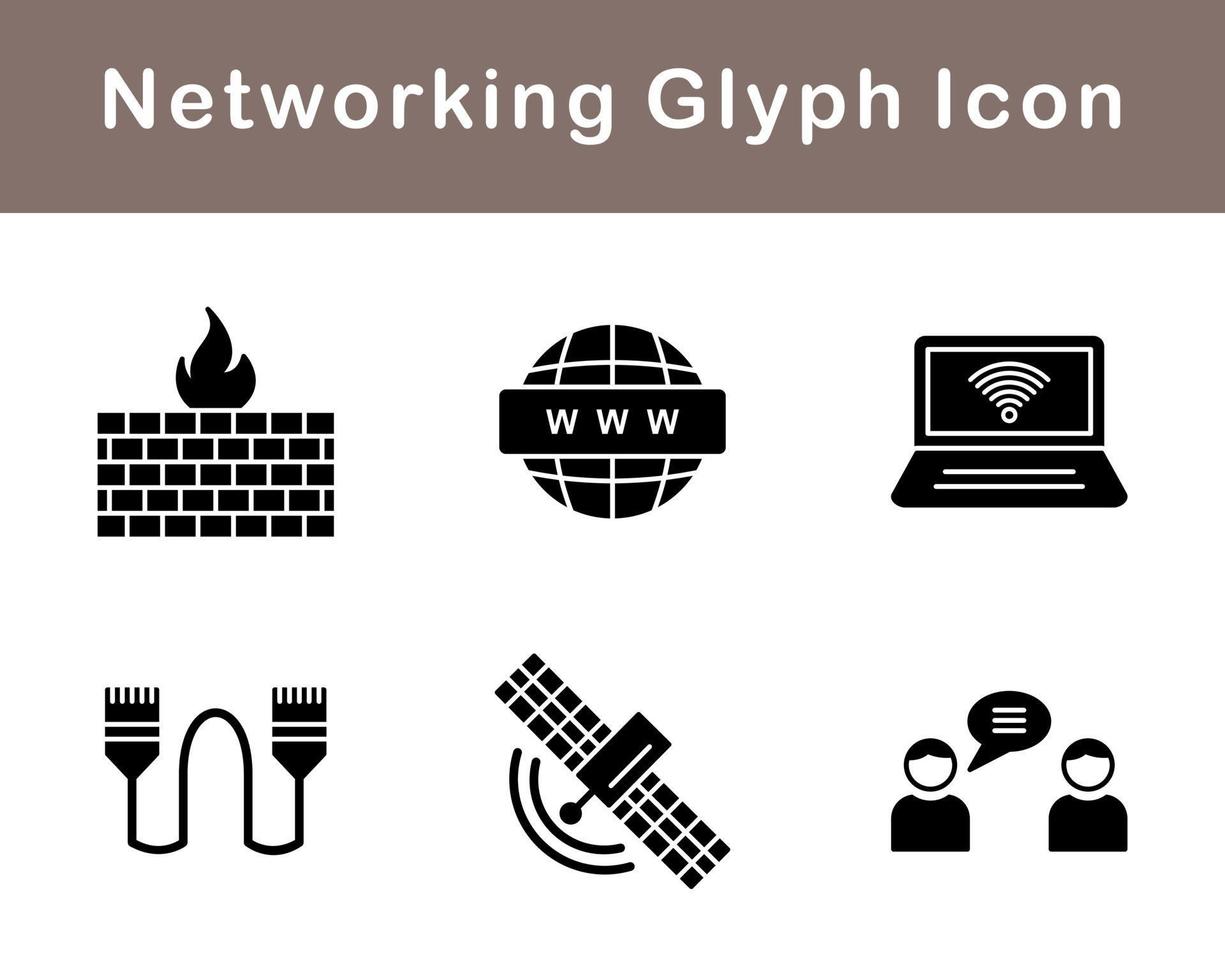 Networking Vector Icon Set