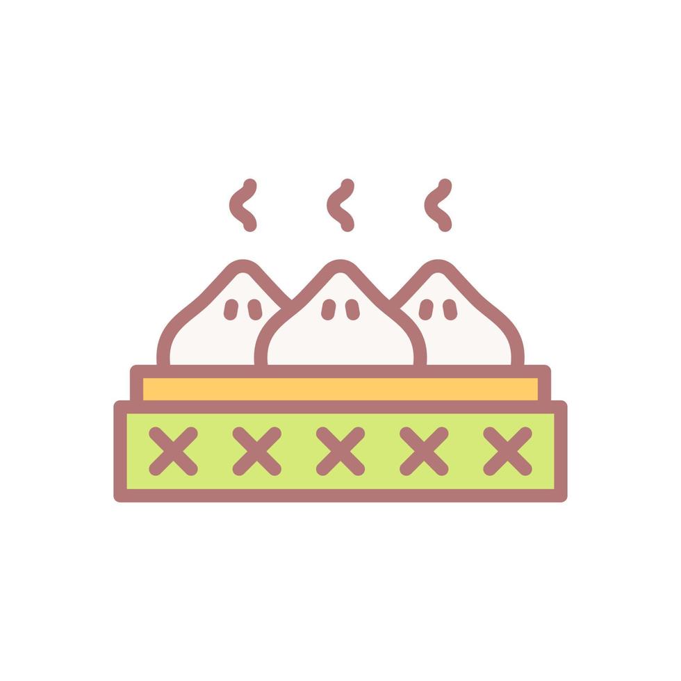 baozi icon for your website design, logo, app, UI. vector