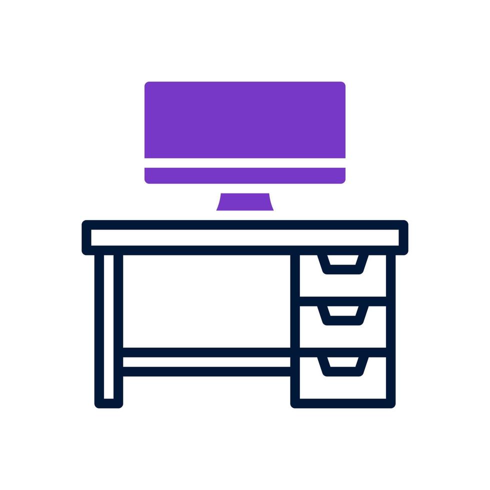 desk icon for your website design, logo, app, UI. vector