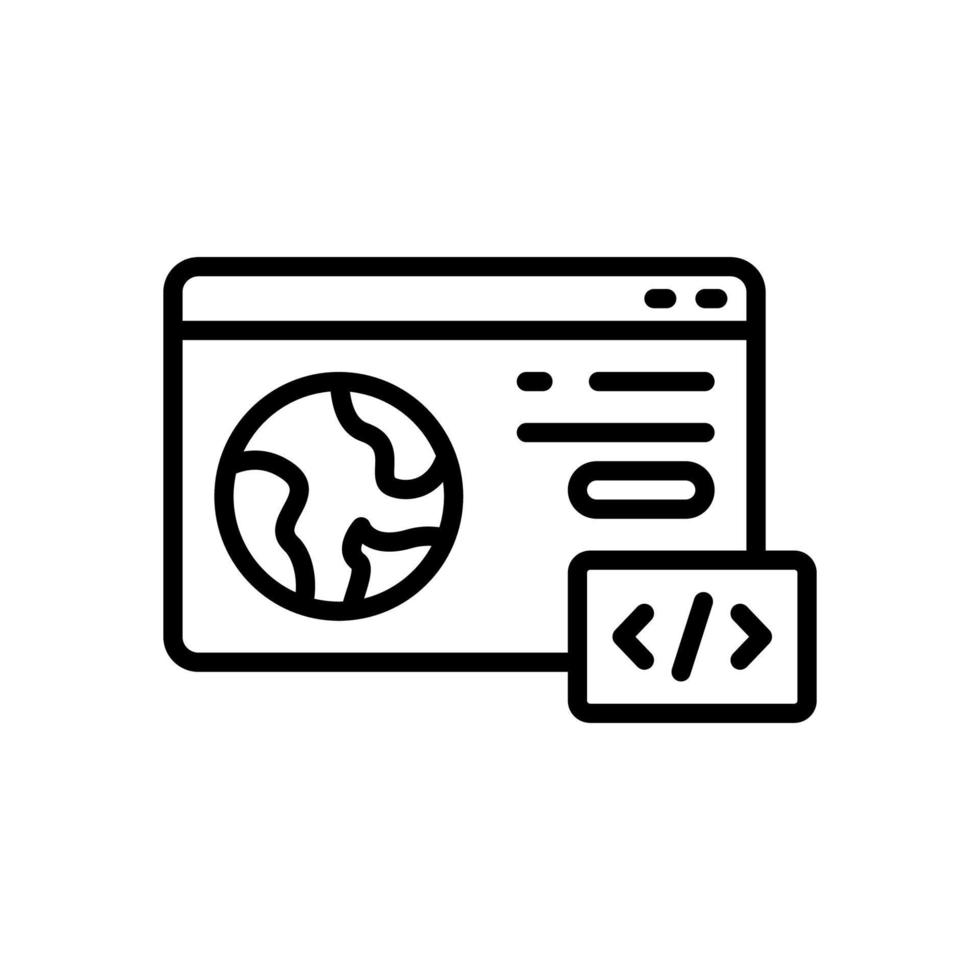 navegador icono para tu sitio web diseño, logo, aplicación, ui vector