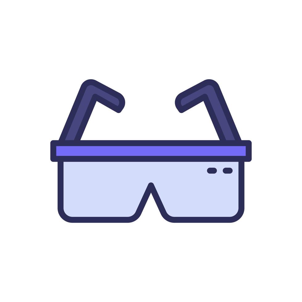 icono de gafas para su sitio web, móvil, presentación y diseño de logotipo. vector