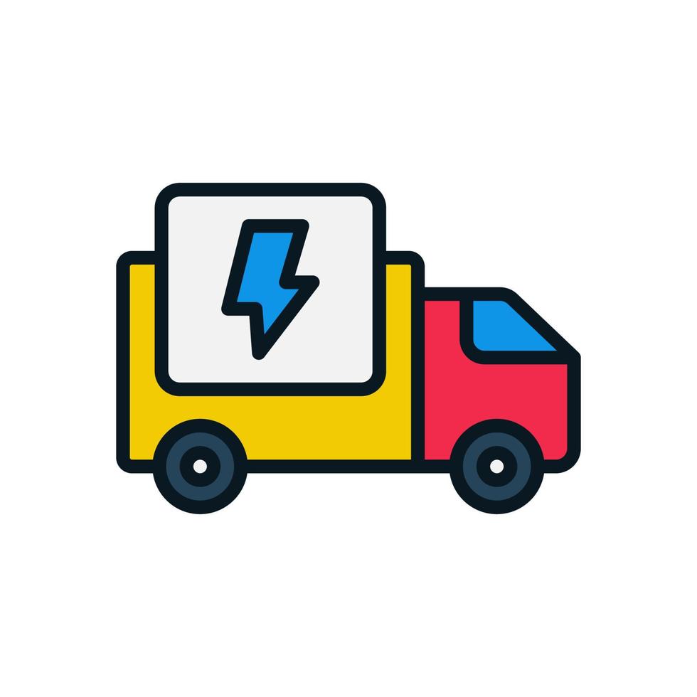 truck icon for your website design, logo, app, UI. vector