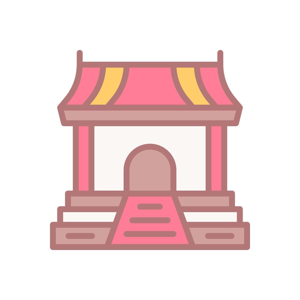 temple icon for your website design, logo, app, UI. vector
