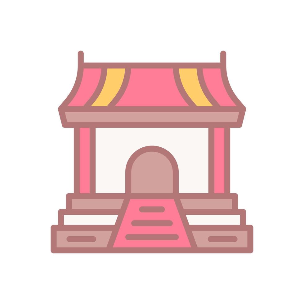 templo icono para tu sitio web diseño, logo, aplicación, ui vector