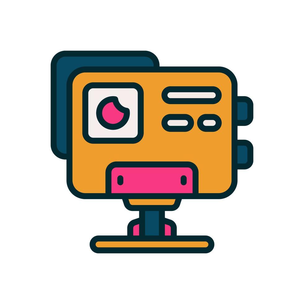 action camera icon for your website, mobile, presentation, and logo design. vector