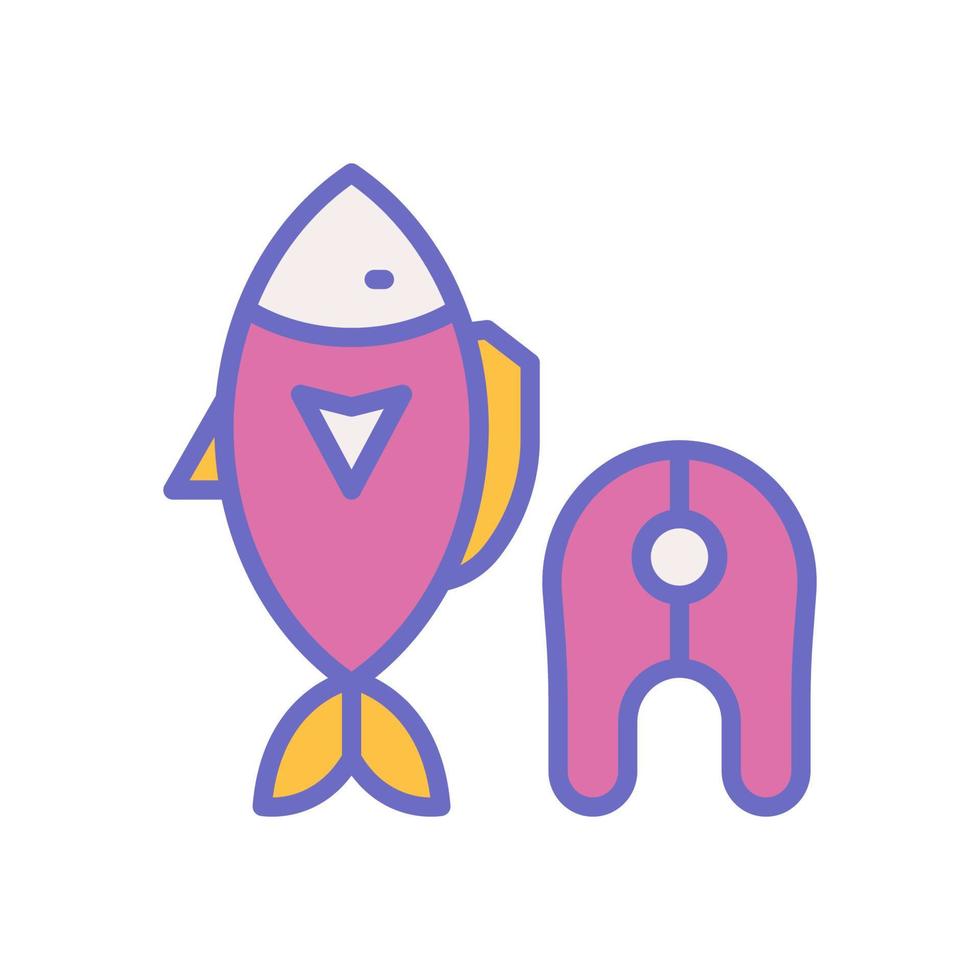 pescado icono para tu sitio web diseño, logo, aplicación, ui vector