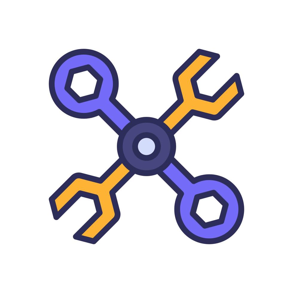 wrench icon for your website, mobile, presentation, and logo design. vector