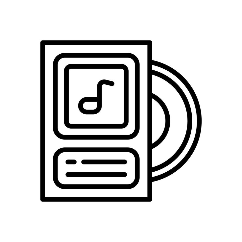 music album icon for your website, mobile, presentation, and logo design. vector