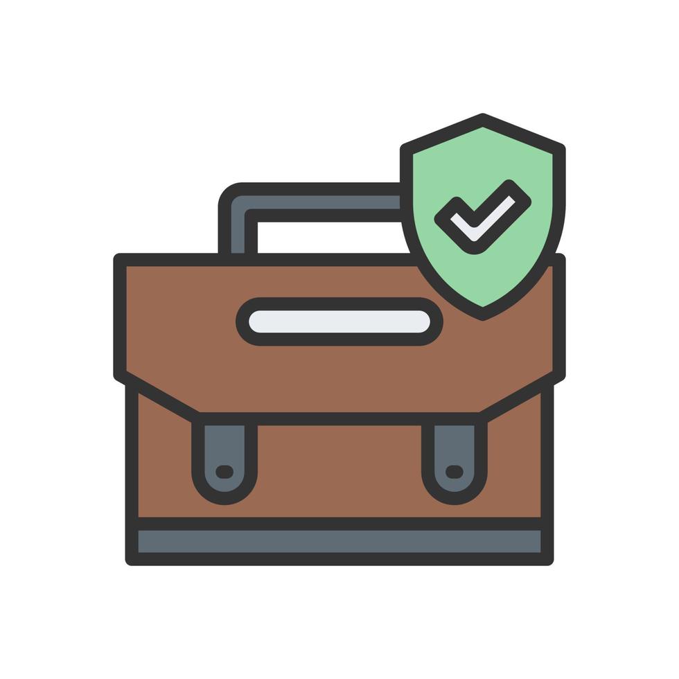 briefcase icon for your website, mobile, presentation, and logo design. vector