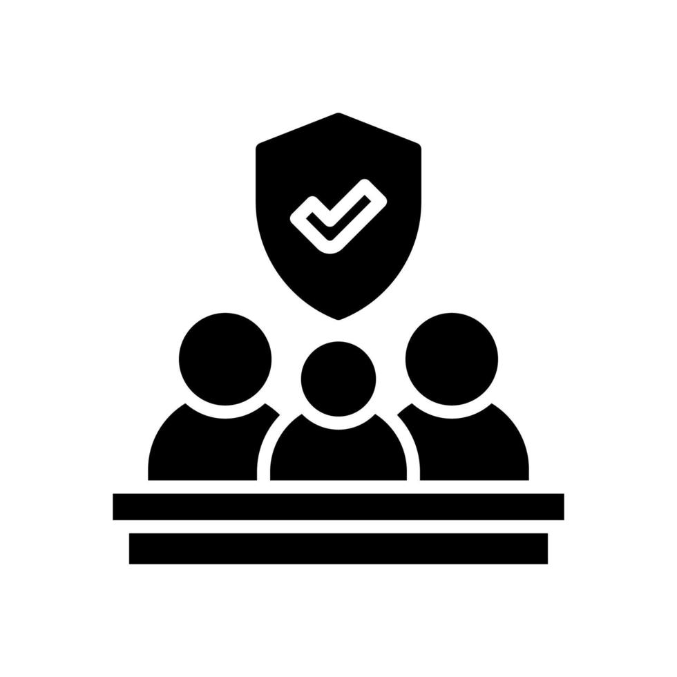 family insurance icon for your website, mobile, presentation, and logo design. vector