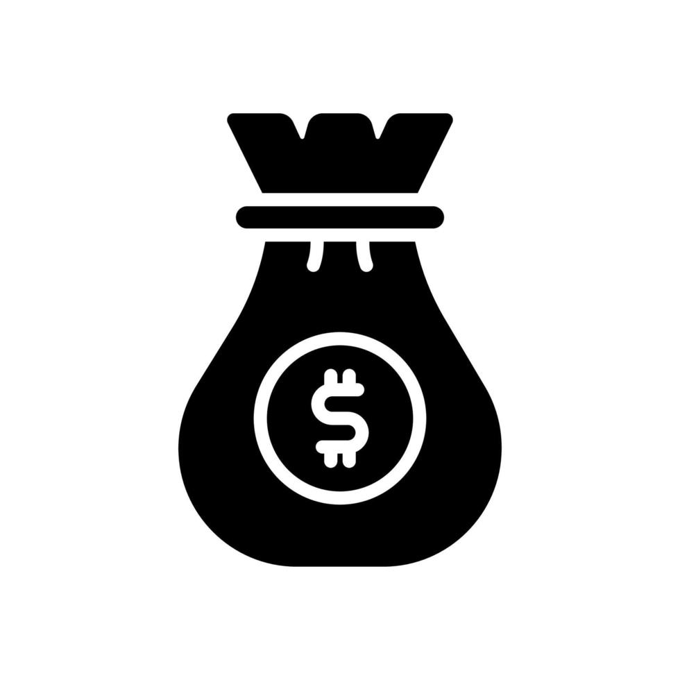 money bag icon for your website design, logo, app, UI. vector