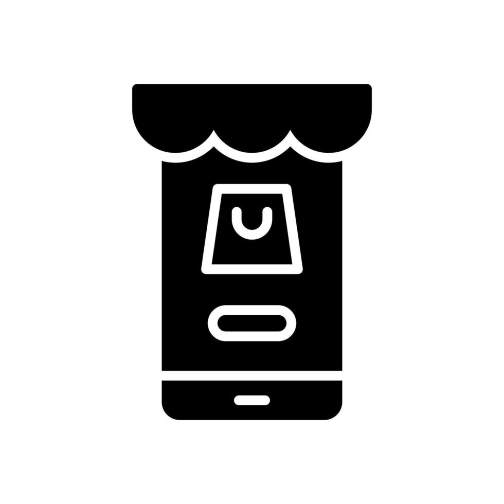mobile shop icon for your website design, logo, app, UI. vector