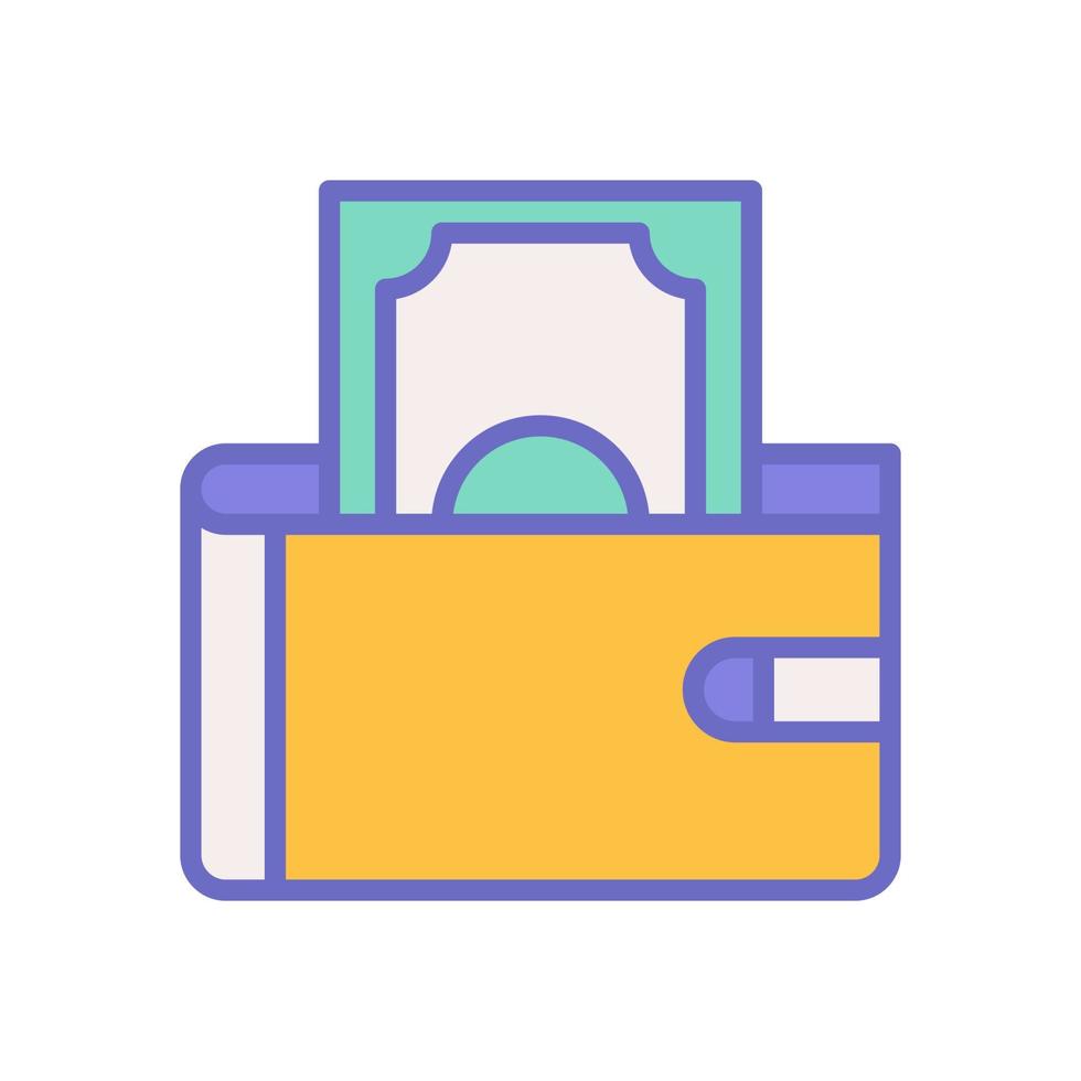 wallet icon for your website design, logo, app, UI. vector