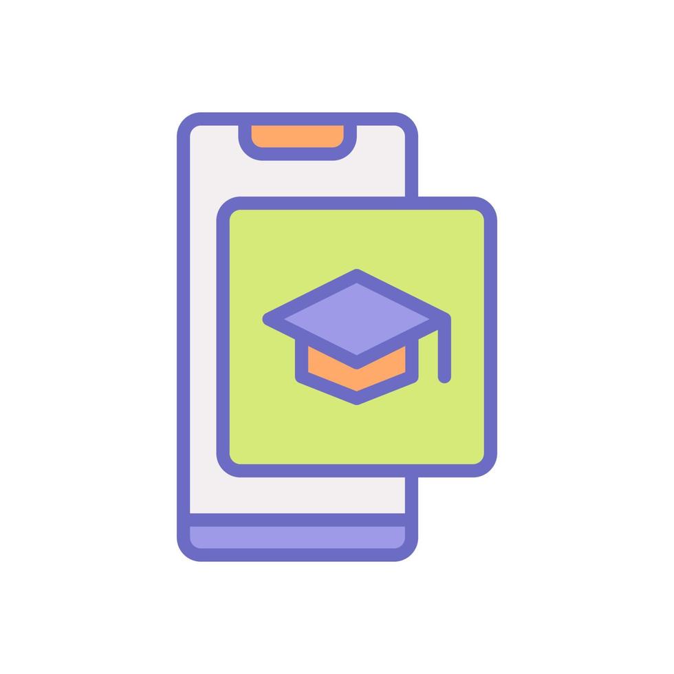 educación aplicación icono para tu sitio web diseño, logo, aplicación, ui vector