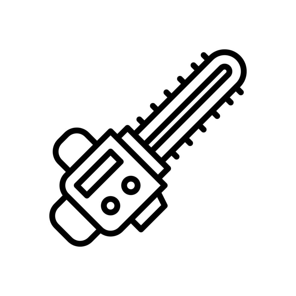 chainsaw icon for your website, mobile, presentation, and logo design. vector