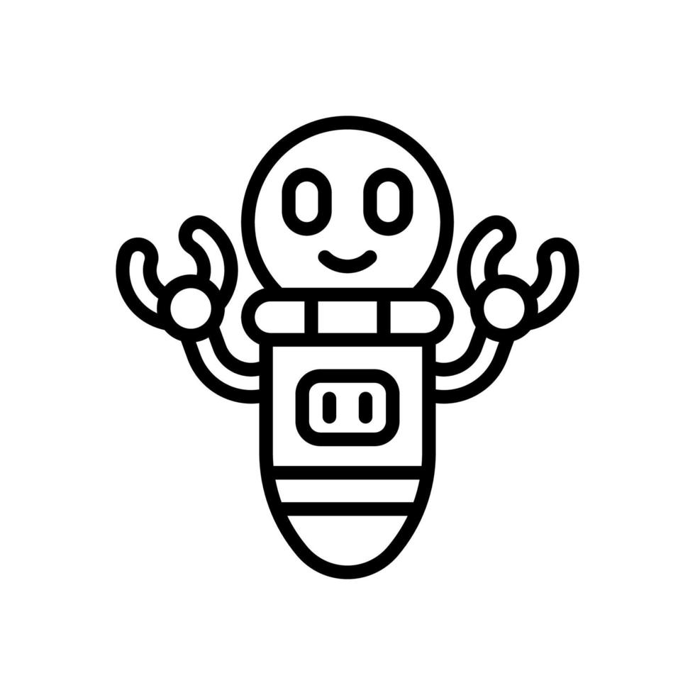robot icon for your website design, logo, app, UI. vector