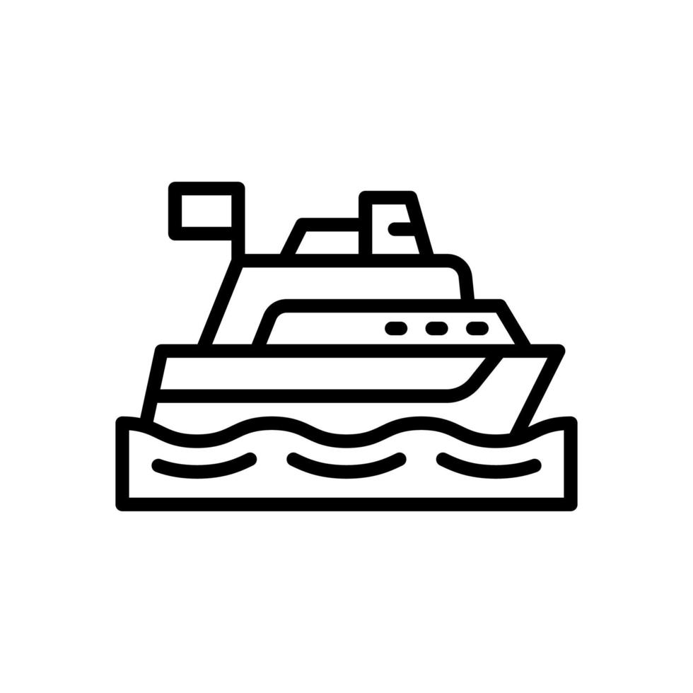 yacht icon for your website, mobile, presentation, and logo design. vector