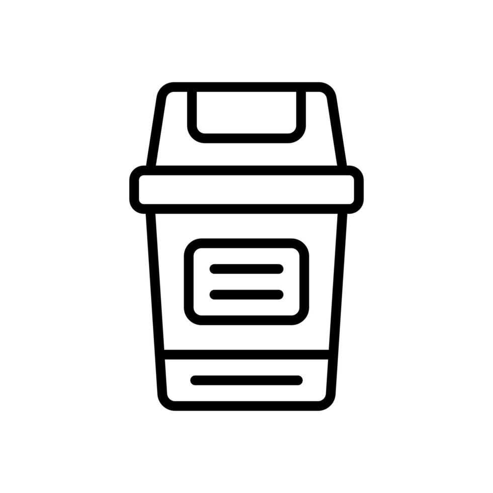 trash bin icon for your website design, logo, app, UI. vector