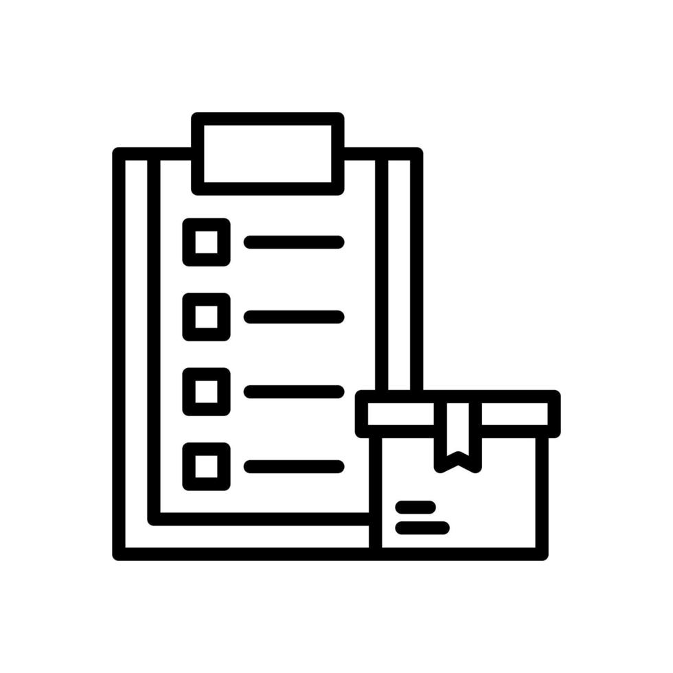 icono de lista de verificación para el diseño de su sitio web, logotipo, aplicación, ui. vector