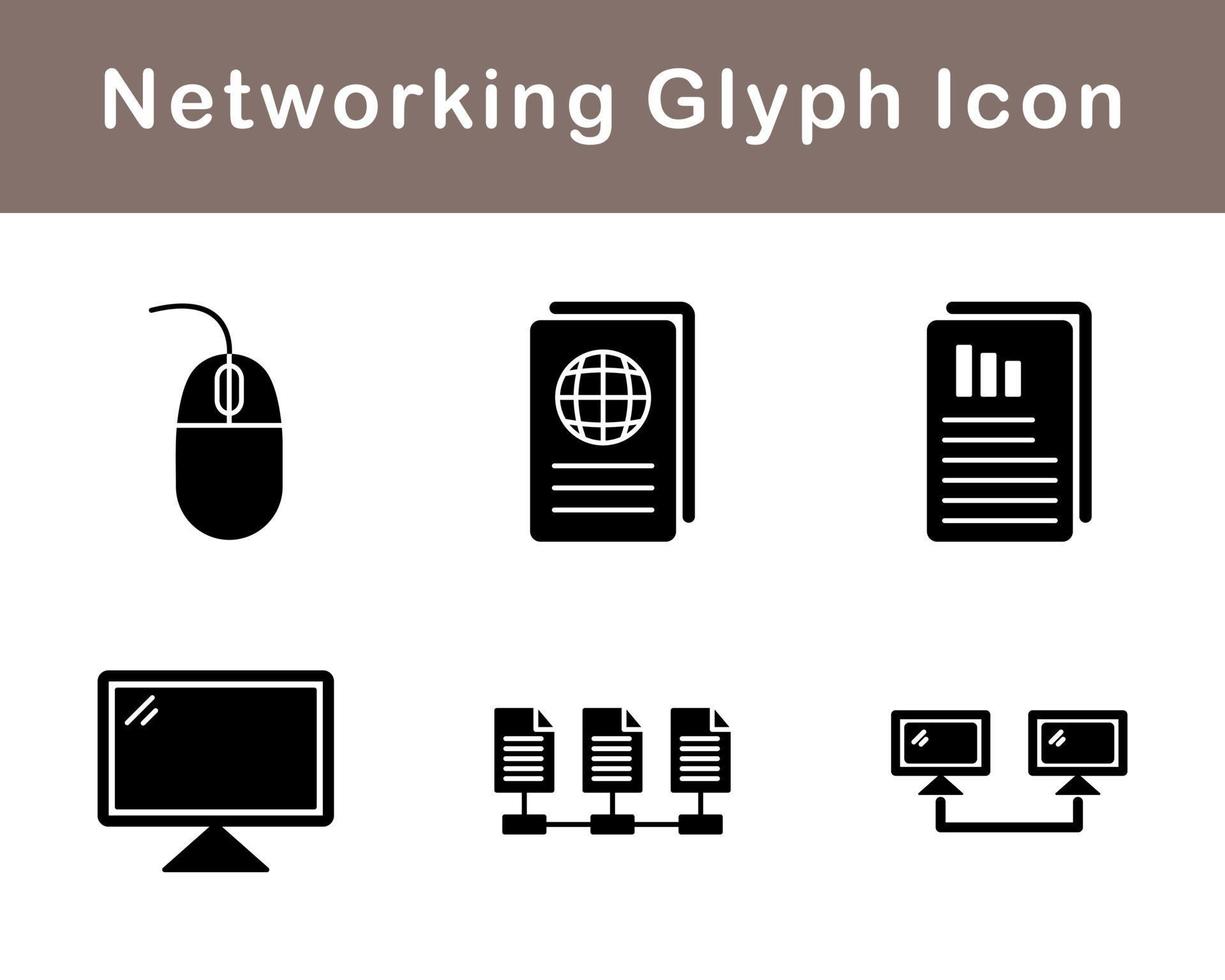 Networking Vector Icon Set