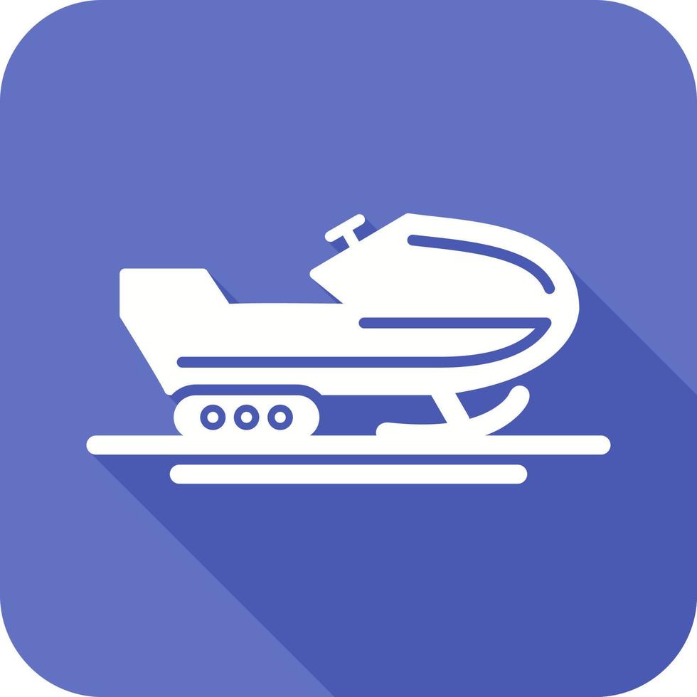 Snowmobile Vector Icon