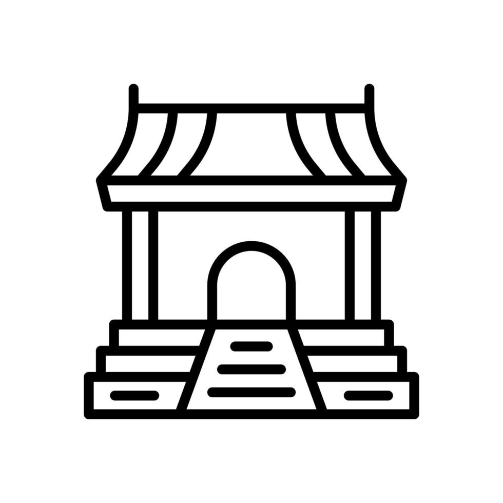 templo icono para tu sitio web diseño, logo, aplicación, ui vector