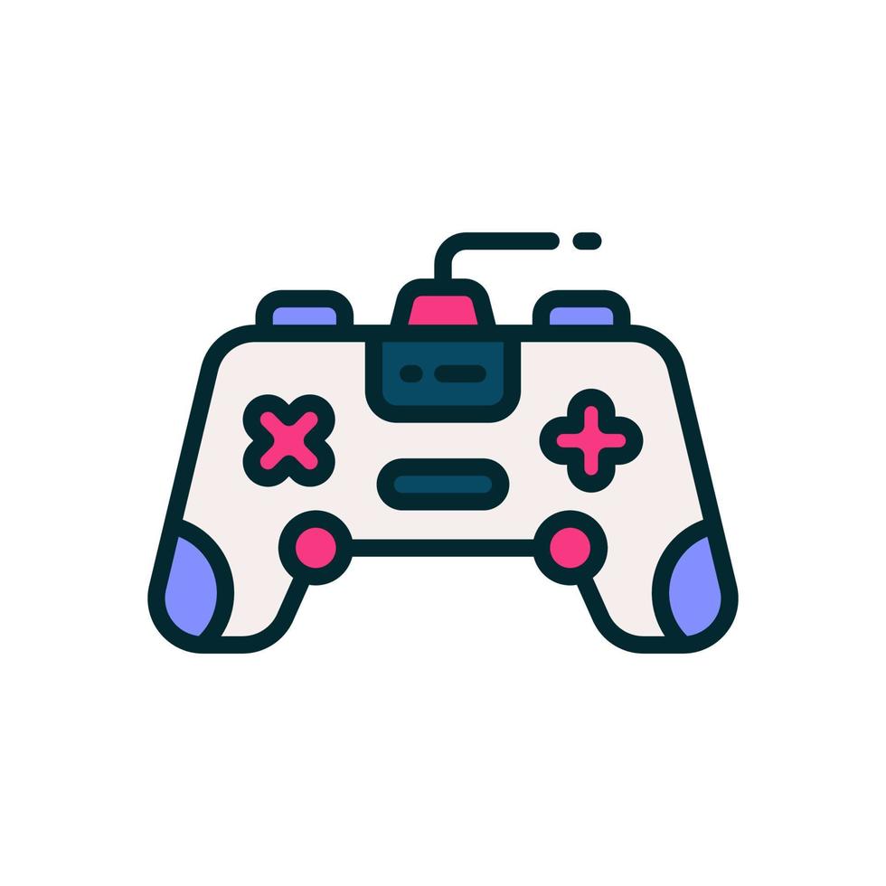 icono de gamepad para su sitio web, móvil, presentación y diseño de logotipo. vector