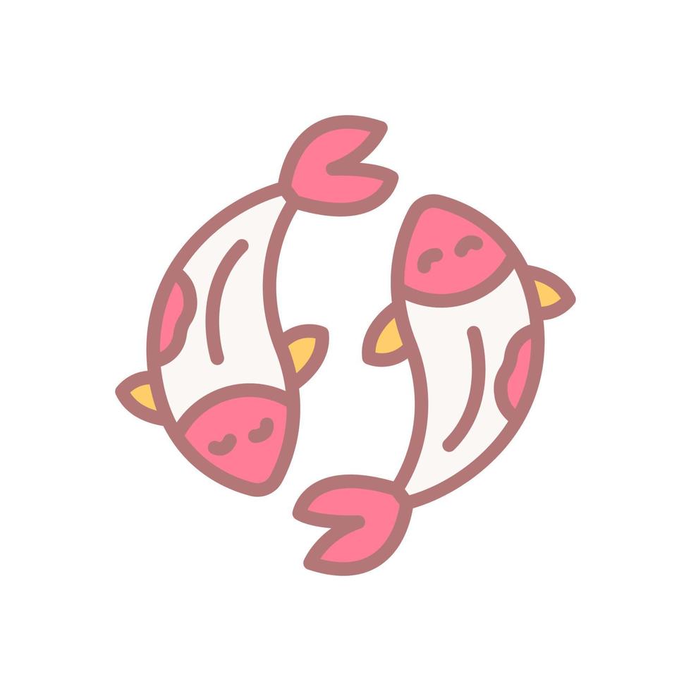 koi icono para tu sitio web diseño, logo, aplicación, ui vector