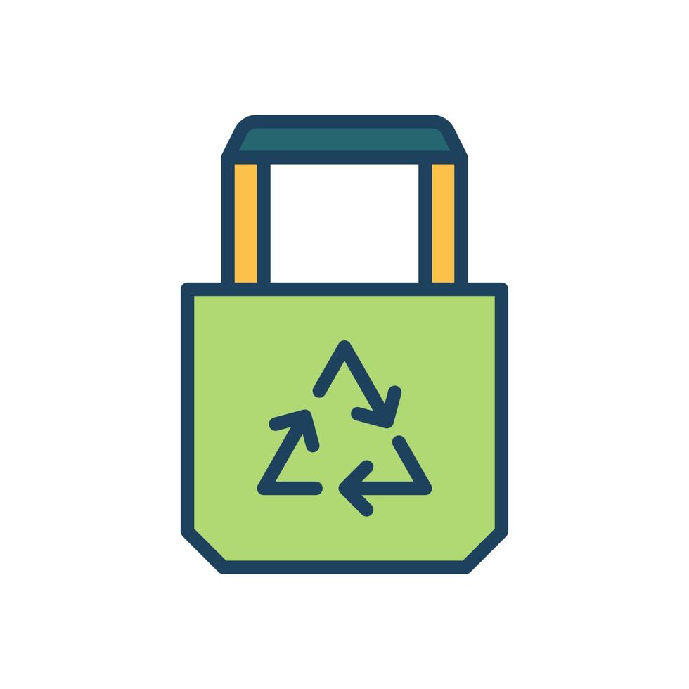 eco bag icon for your website design, logo, app, UI. vector