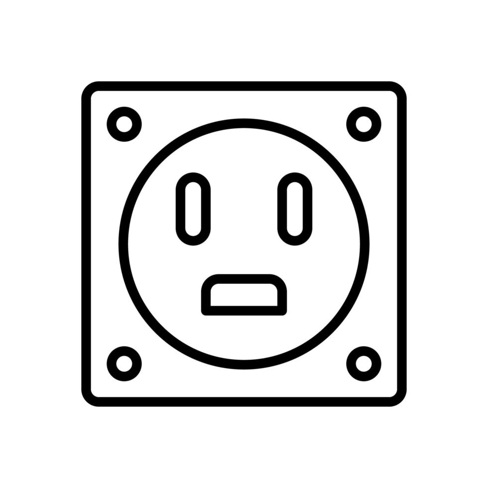socket icon for your website design, logo, app, UI. vector