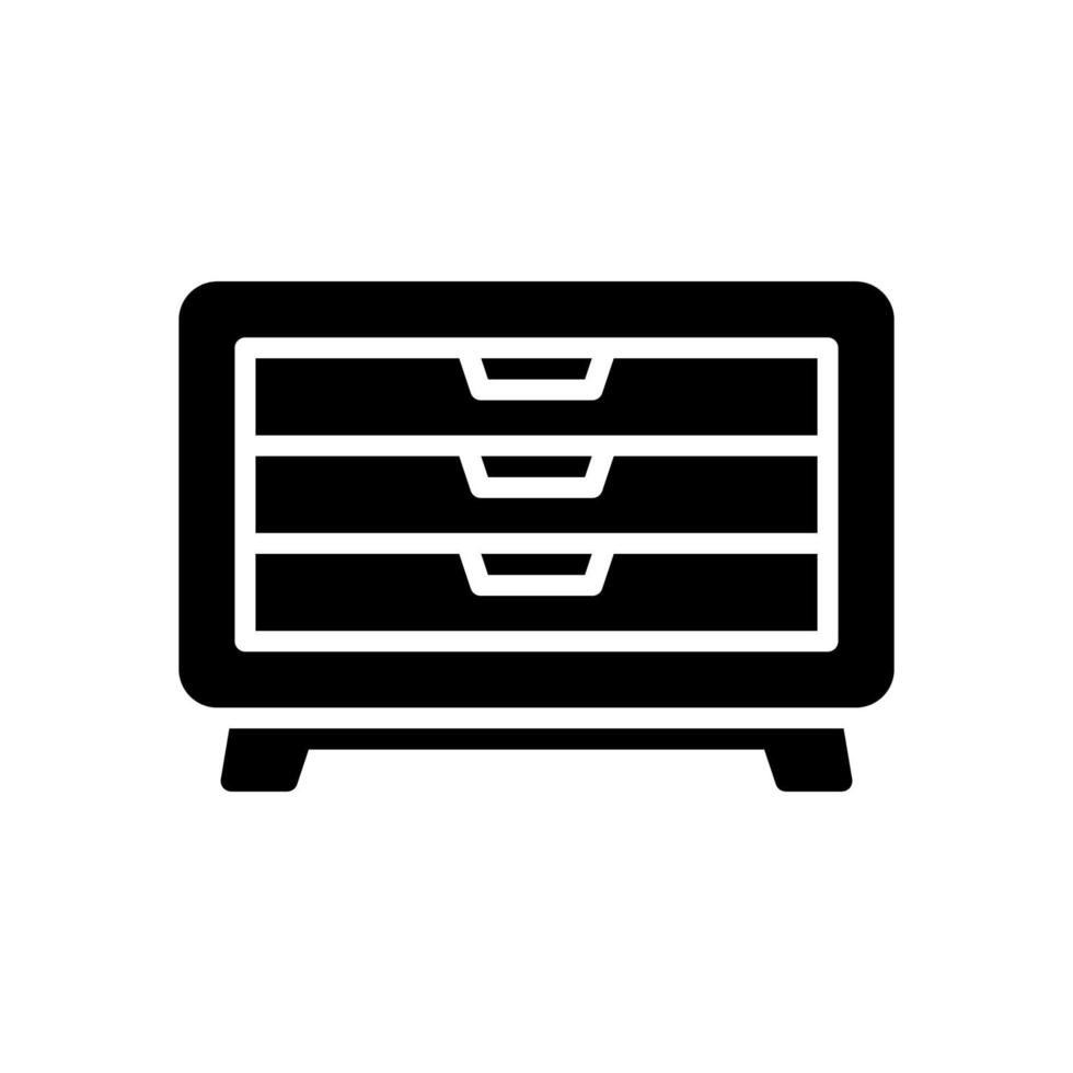 chest of drawer icon for your website design, logo, app, UI. vector