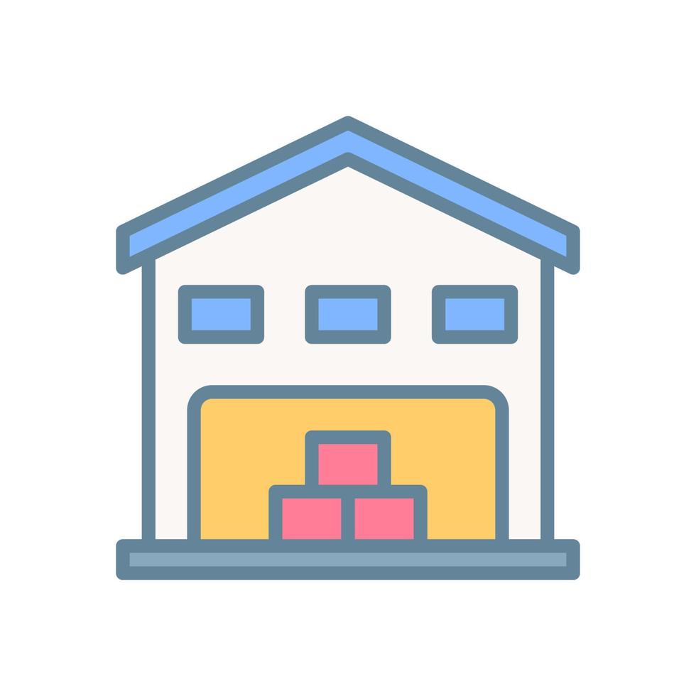 warehouse icon for your website design, logo, app, UI. vector