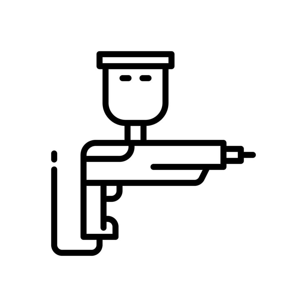 spray gun icon for your website, mobile, presentation, and logo design. vector
