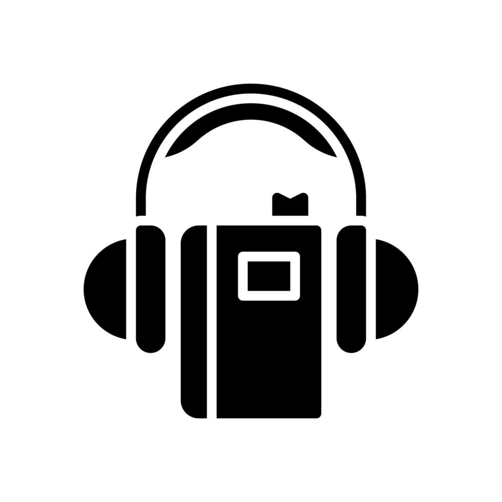 audiobook icon for your website design, logo, app, UI. vector