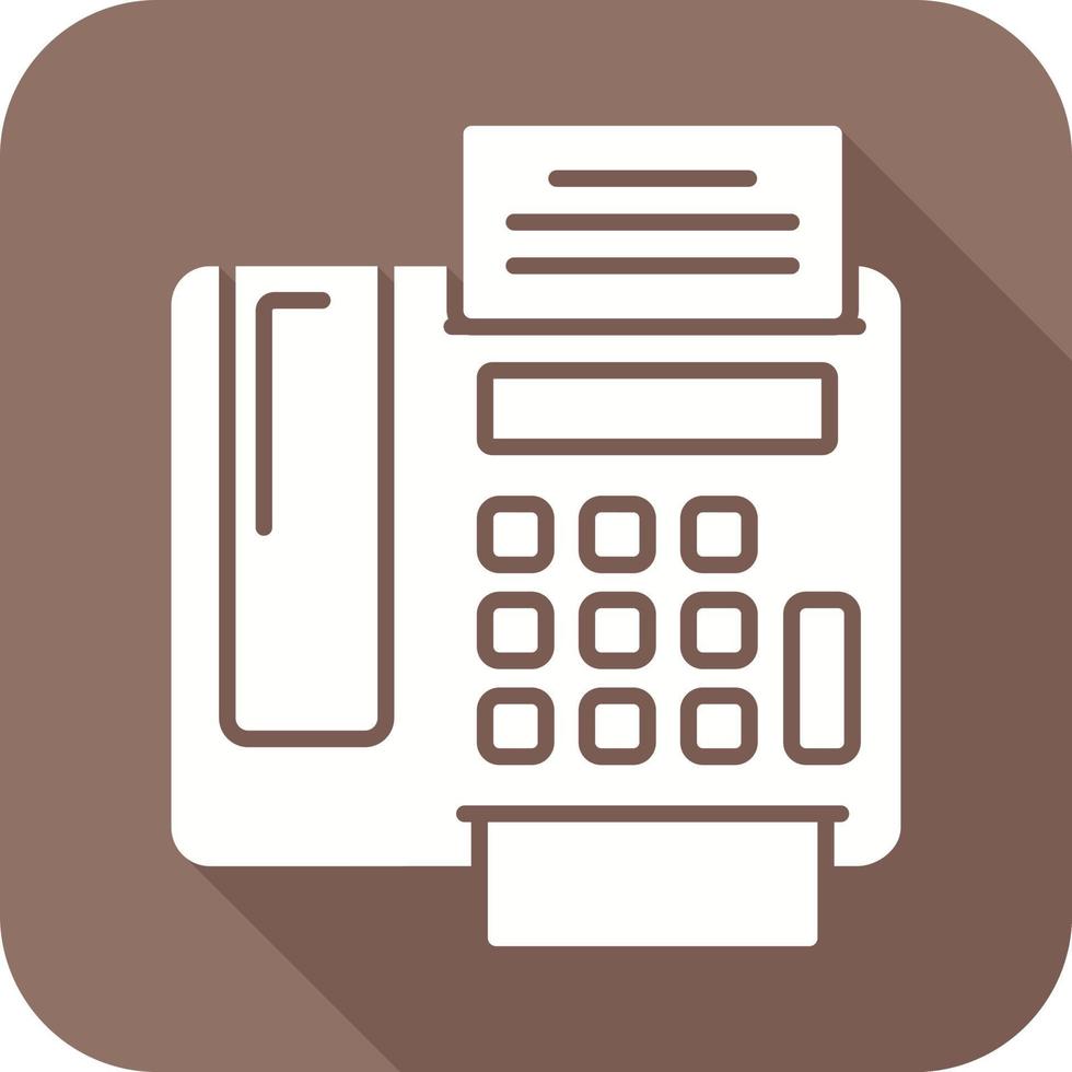 fax Machine Vector Icon
