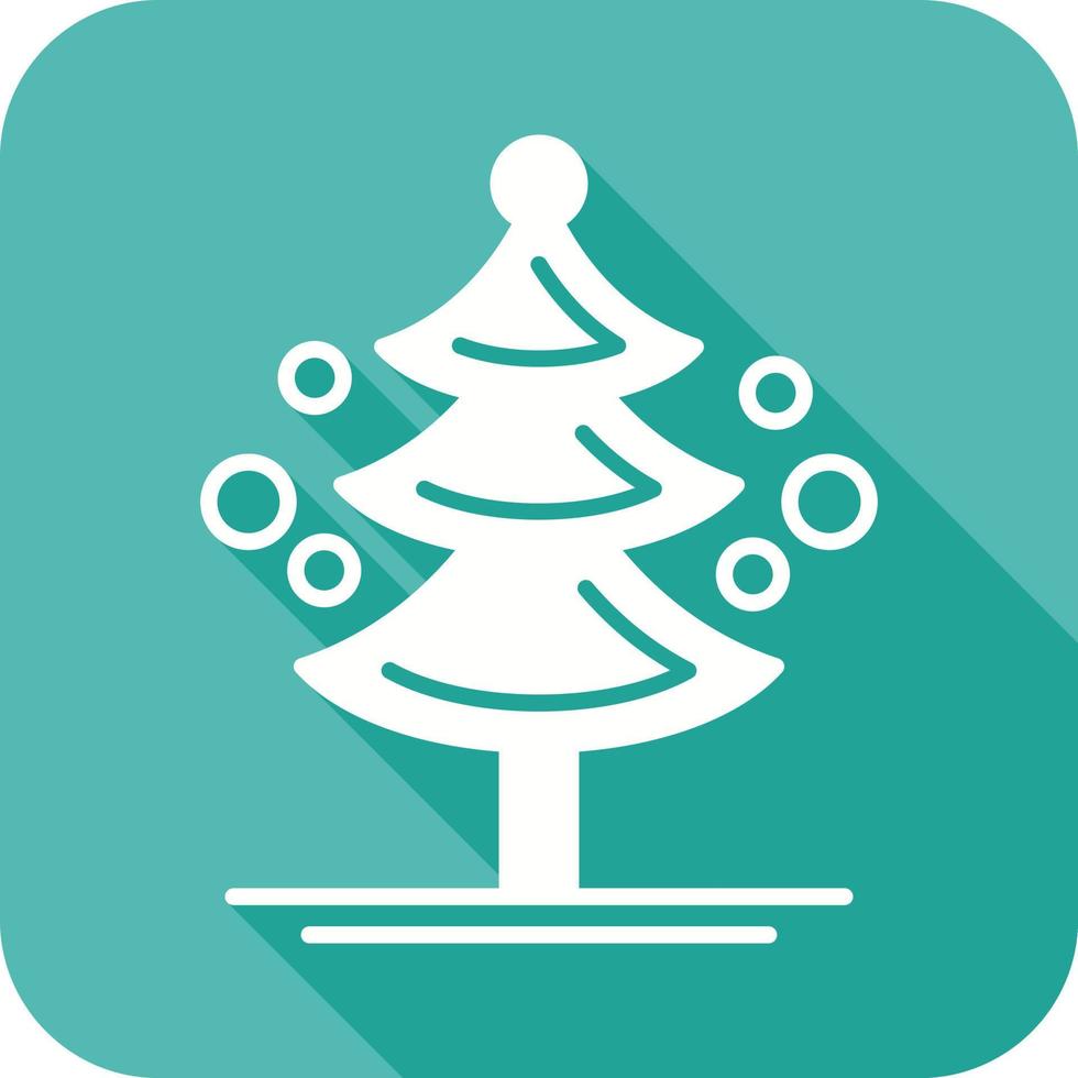 icono de vector de árbol de pino