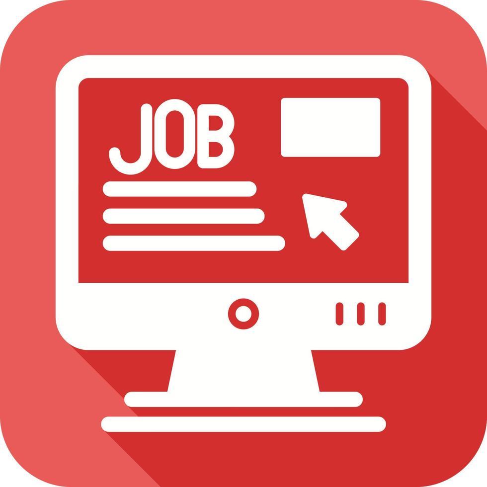 Online Job Vector Icon