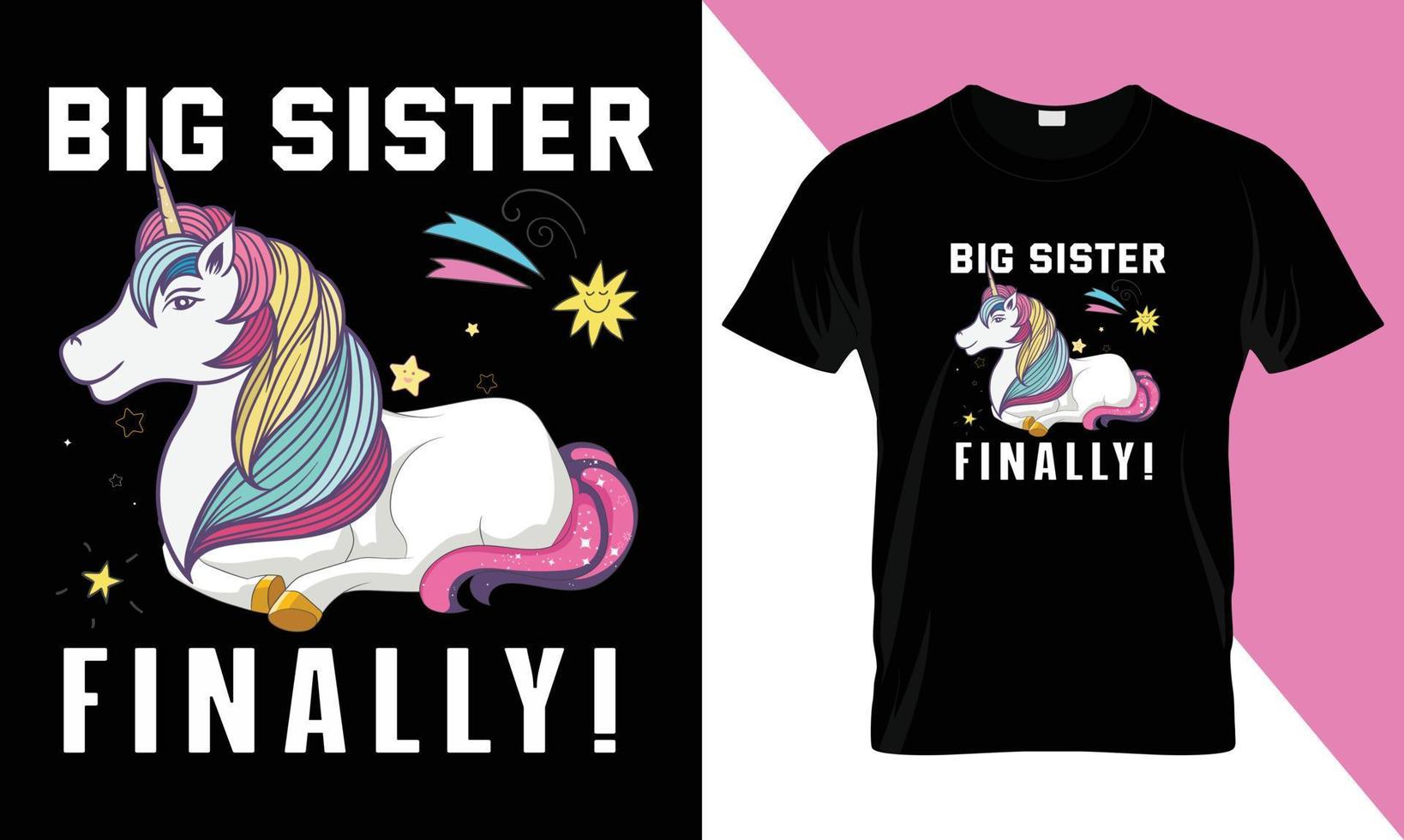 Big Sister Finally Unicorn Shirt Unicorn Quote Big Sister Finally Unicorn Shirt Unicorn Quote