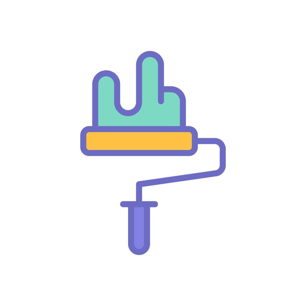 paint roller icon for your website design, logo, app, UI. vector