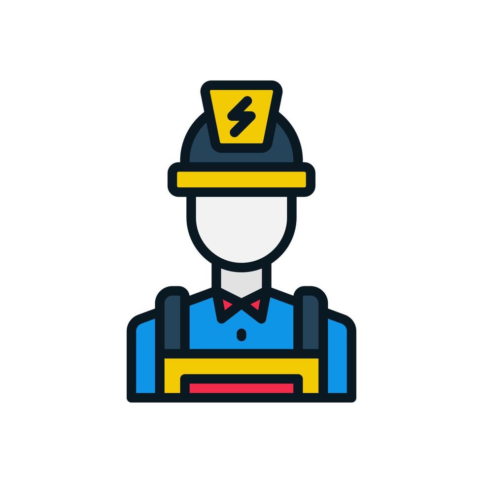 electrician icon for your website design, logo, app, UI. vector